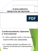 Condicionamiento Operante de Skiner