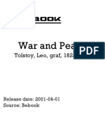 War and Peace by Tolstoy