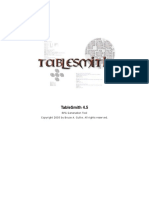 Tablesmith 4.5: RPG Generation Tool