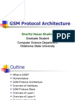 GSM Protocol Architecture: Shariful Hasan Shaikot