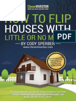 How To Flip Houses With Little or No Money Down