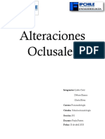 Alteraciones Oclusales