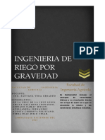 Ingenieria de Riego Por Gravedad