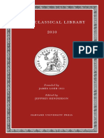 Loeb Classical Library 2010 PDF