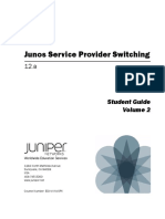 Junos Service Provider Switching (JSPX) 1of2