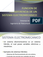 Funcion de Transferencia de Un Sistema Electromecanico