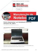 Como Desmontar Um Notebook Positivo, Amazon PC, SIM + - Dica Do Notebooks2