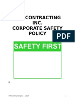 Corporate Safety Policy