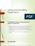 Lifting and Handling Equipments