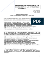 Galli - Esquema y Textos - Renovación Eclesial y Conversión Pastoral