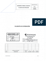 Pum TTK PR Fi 001 Filosofía de Operación