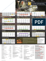 Curtin 2018 Academic Calendar