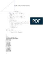 Fir HPF Using Tms320C6713 DSK Kit