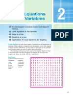 Linear Equations in Two Variables: 2.1 The Rectangular Coordinate System and Midpoint