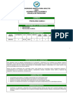 Psi-340 Psicologia Clinica I