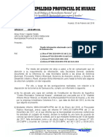 Oficio de SG A OCI Remitiendo Información Sobre Los Terrenos de Quinuacocha.