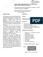 INFORME 8 Conductividad Térmica, Universidad Nacional