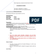 Ms/Mtech Software Engineering Industrial Internship Report Format