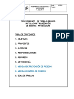 Procedimiento de Trabajo Seguro CCU Instalación Sirenas Antisísmicas A