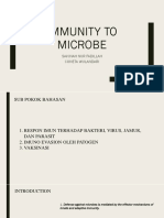 Immunity To Microbe: Sakinah Nur Fadillah Coneta Wulandari