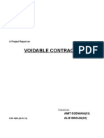 Voidable Contract