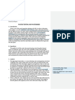 Water Formal Lab Report