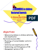 Nectural Enuresis