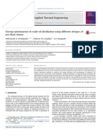 Energy Optimization of Crude Oil Distillation Using Different Designs of Pre-Flash Drums PDF