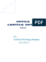 Optica Referat - Constantin Dragos IX F