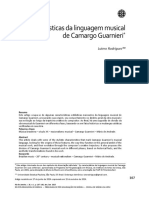 Lutero Rodrigues - As Características Da Linguagem Musical de Guarnieri