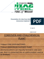 Presentation On Coke Oven Batteries & Ammonium Sulphate Plant