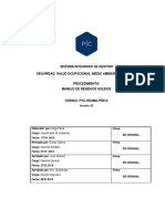 PYC-SSOMA-PR014 Manejo de Residuos Sólidos