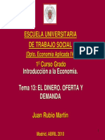 El Dinero, Oferta y Demanda