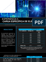 Laboratorio 5. Carga Específica Del Electrón