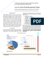 Business Analysis of A Fast Food Restaurant Chain