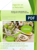 La Investigación en Productos Naturales