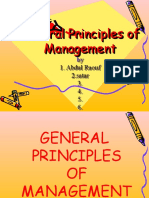 General Principles of MGT