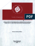 Application of Mathematical Modeling in Rainfall Forecast A Case Study of Sungai Sarawak Basin (24 PGS)