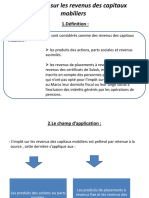 Imposition Sur Les Revenus Des Capitaux Mobiliers