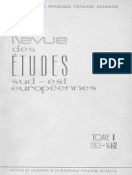 Revue Des Etudes Sud Est Europeenes 01-08-1963 1970