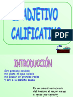 Adjetivo Calificativo