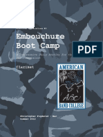 Embouchure Boot Camp - Clarinet PDF