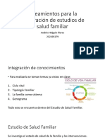 Lineamientos para La Elaboración de Estudios de Salud Familiar