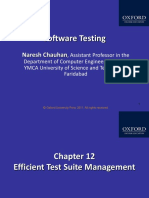 328 33 Powerpoint Slides 12 Efficient Test Suite Management Chapter 12