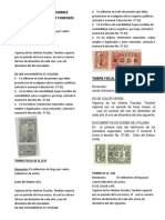 Clasificacion de Timbres Notariales