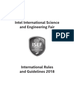 Intel Isef 2018 Guidelines