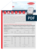 Fronius Symo Inverter Datasheet