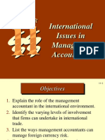 International Issues in Managerial Accounting