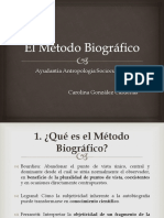 El Metodo Biografico 