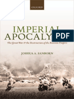 (Greater War) Joshua A. Sanborn-Imperial Apocalypse - The Great War and The Destruction of The Russian Empire-Oxford University Press (2014)